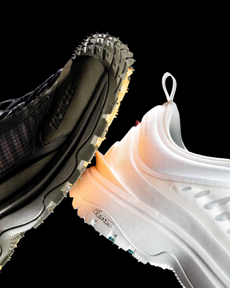 Moncler Trailgrip Lite sneakers explored by Techunter Magazine, highlighting innovative materials and techwear design